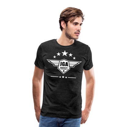 Männer Premium T-Shirt - JGA Stars - Anthrazit