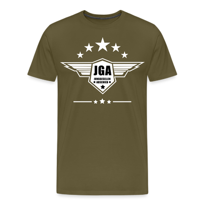 Männer Premium T-Shirt - JGA Stars - Khaki