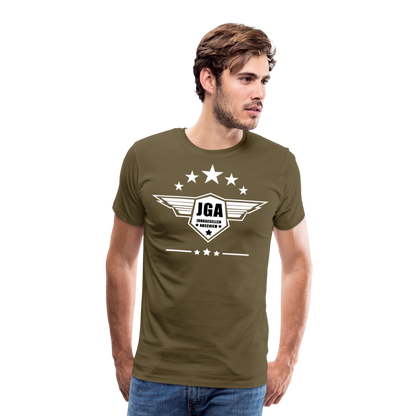 Männer Premium T-Shirt - JGA Stars - Khaki