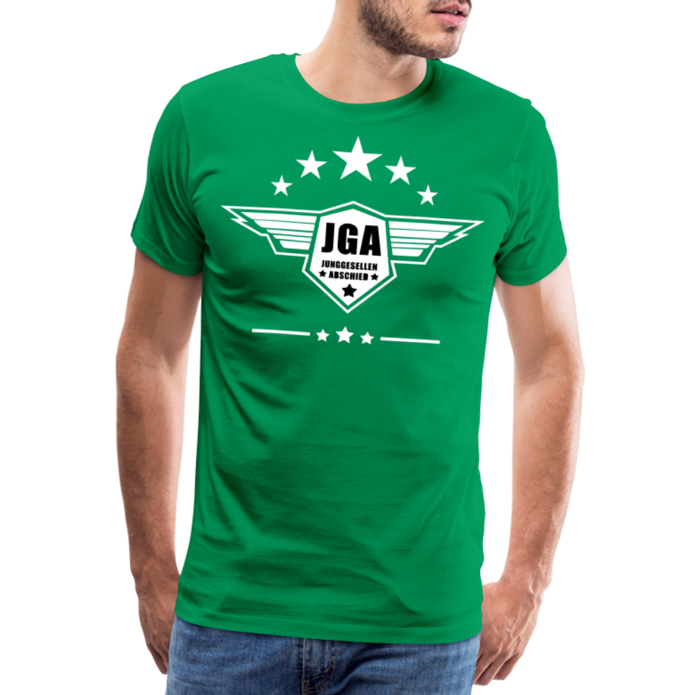 Männer Premium T-Shirt - JGA Stars - Kelly Green