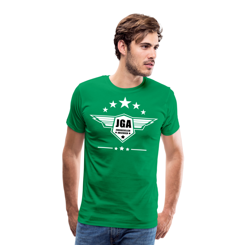 Männer Premium T-Shirt - JGA Stars - Kelly Green