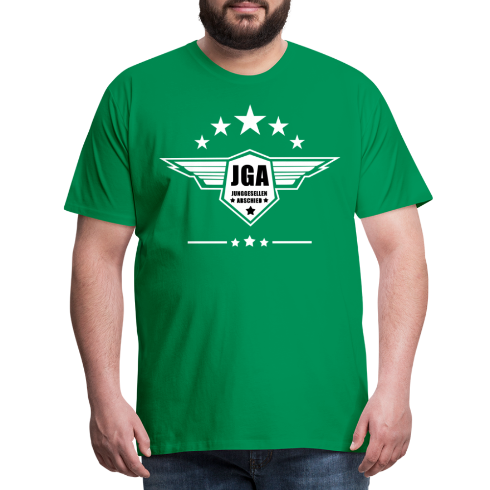 Männer Premium T-Shirt - JGA Stars - Kelly Green