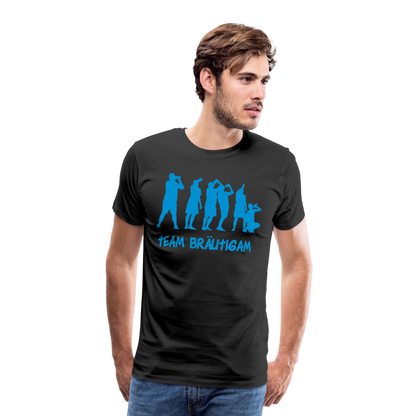 Männer Premium T-Shirt - Team Bräutigam - Schwarz