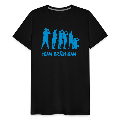 Männer Premium T-Shirt - Team Bräutigam - Schwarz