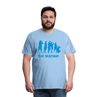 Männer Premium T-Shirt - Team Bräutigam - Sky