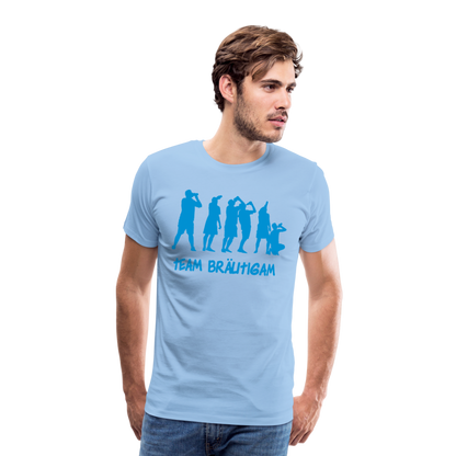 Männer Premium T-Shirt - Team Bräutigam - Sky