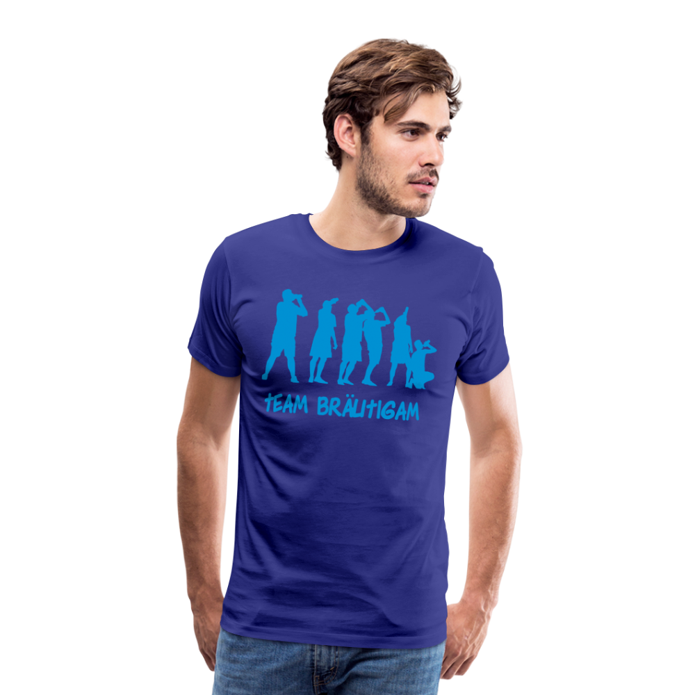 Männer Premium T-Shirt - Team Bräutigam - Königsblau