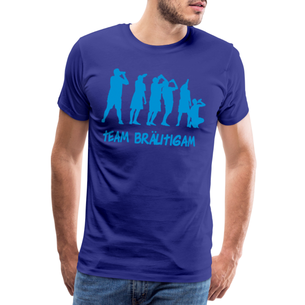 Männer Premium T-Shirt - Team Bräutigam - Königsblau