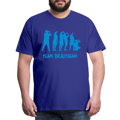 Männer Premium T-Shirt - Team Bräutigam - Königsblau