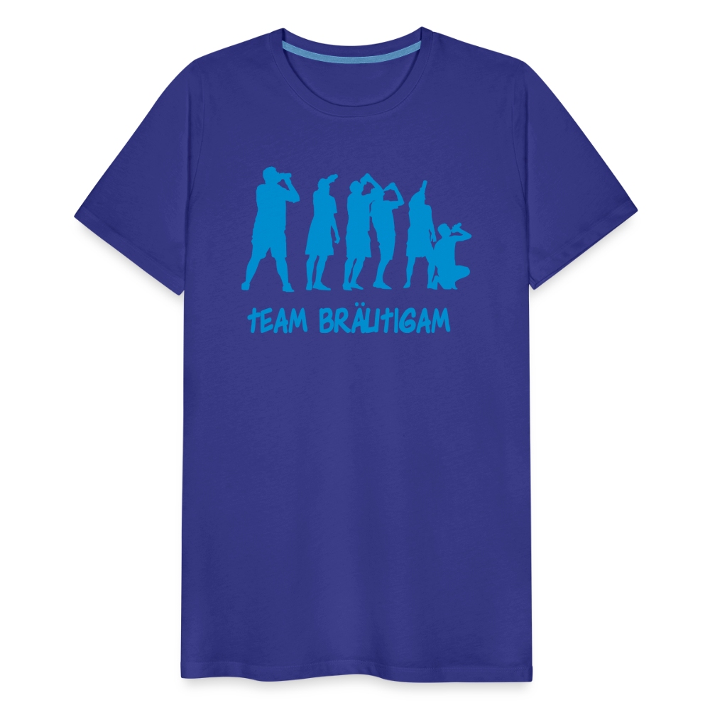 Männer Premium T-Shirt - Team Bräutigam - Königsblau