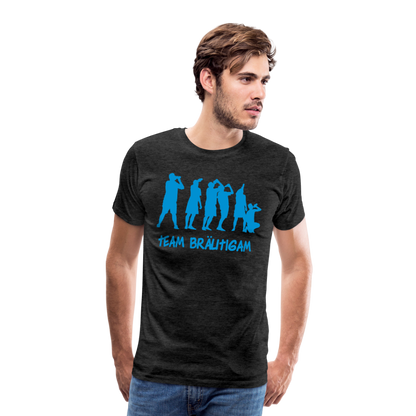 Männer Premium T-Shirt - Team Bräutigam - Anthrazit