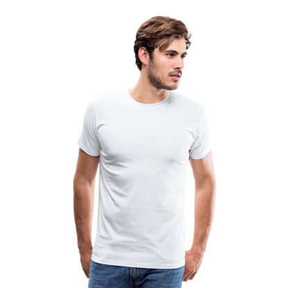 Männer Premium T-Shirt - JGA personalisierbar! - weiß