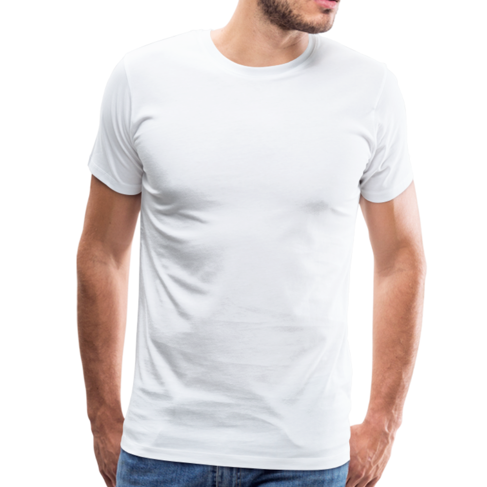 Männer Premium T-Shirt - JGA personalisierbar! - weiß