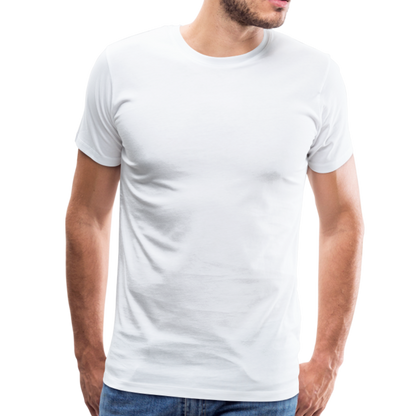 Männer Premium T-Shirt - JGA personalisierbar! - weiß