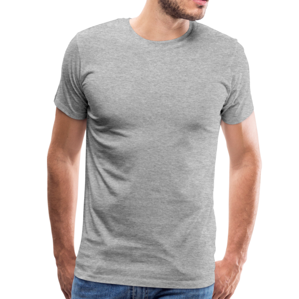 Männer Premium T-Shirt - JGA personalisierbar! - Grau meliert