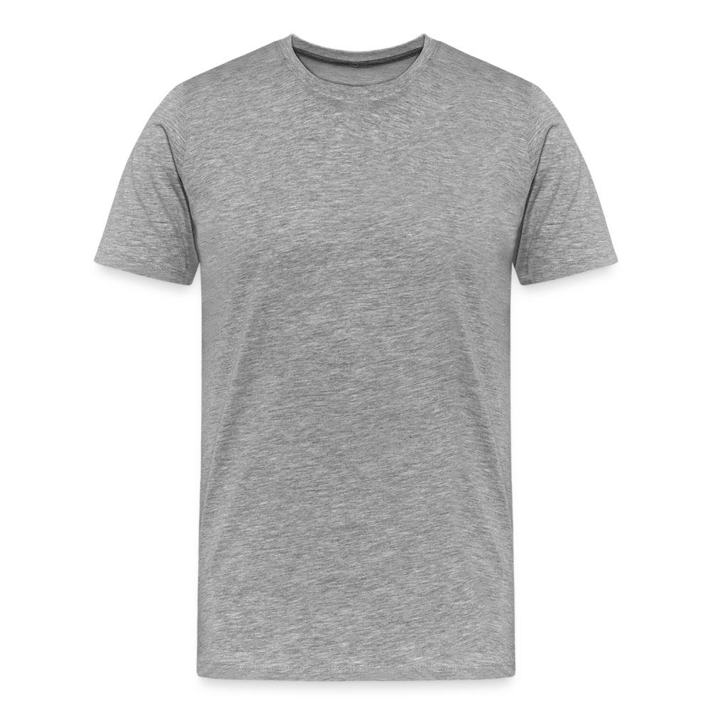 Männer Premium T-Shirt - JGA personalisierbar! - Grau meliert