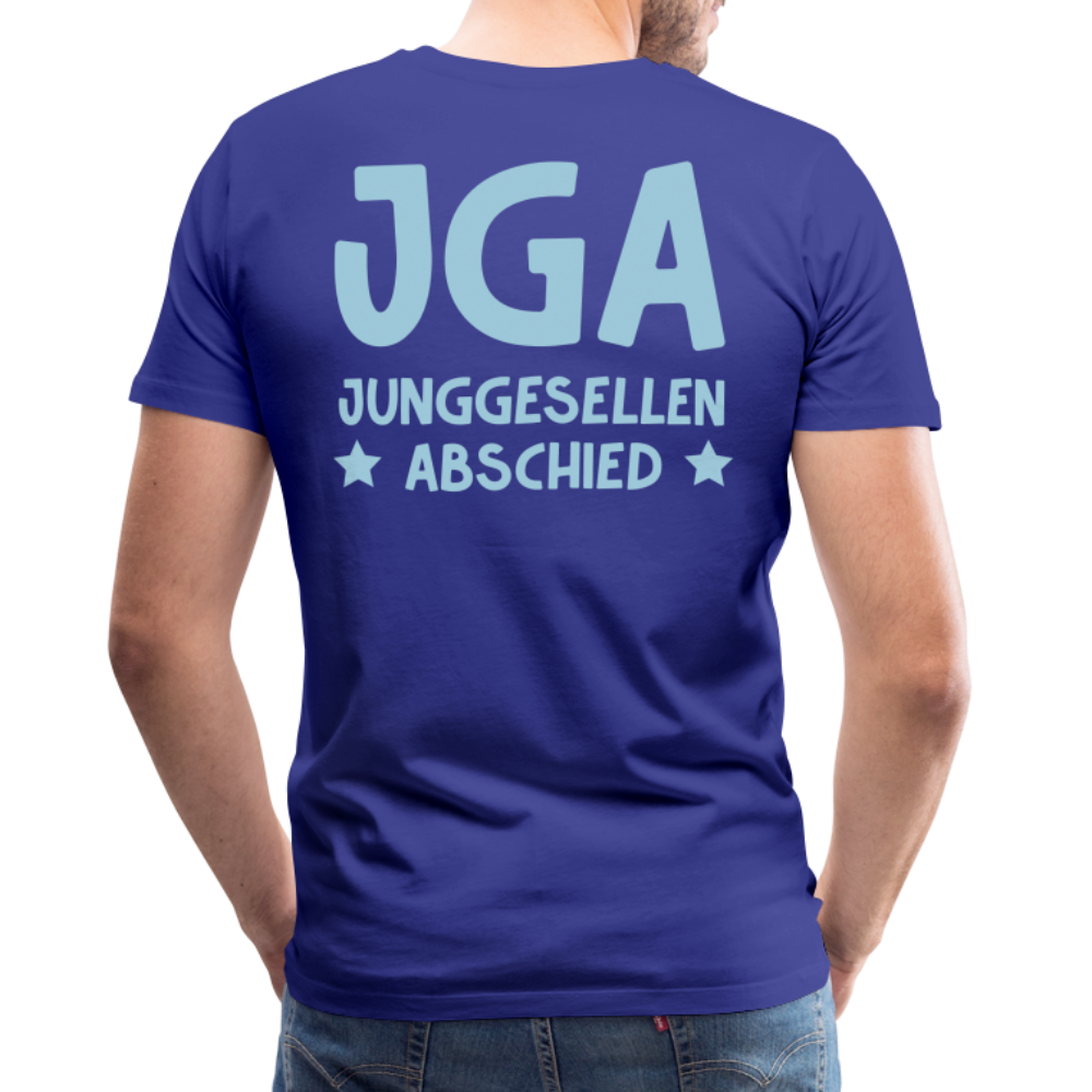 Männer Premium T-Shirt - JGA personalisierbar! - Königsblau