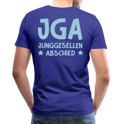 Männer Premium T-Shirt - JGA personalisierbar! - Königsblau