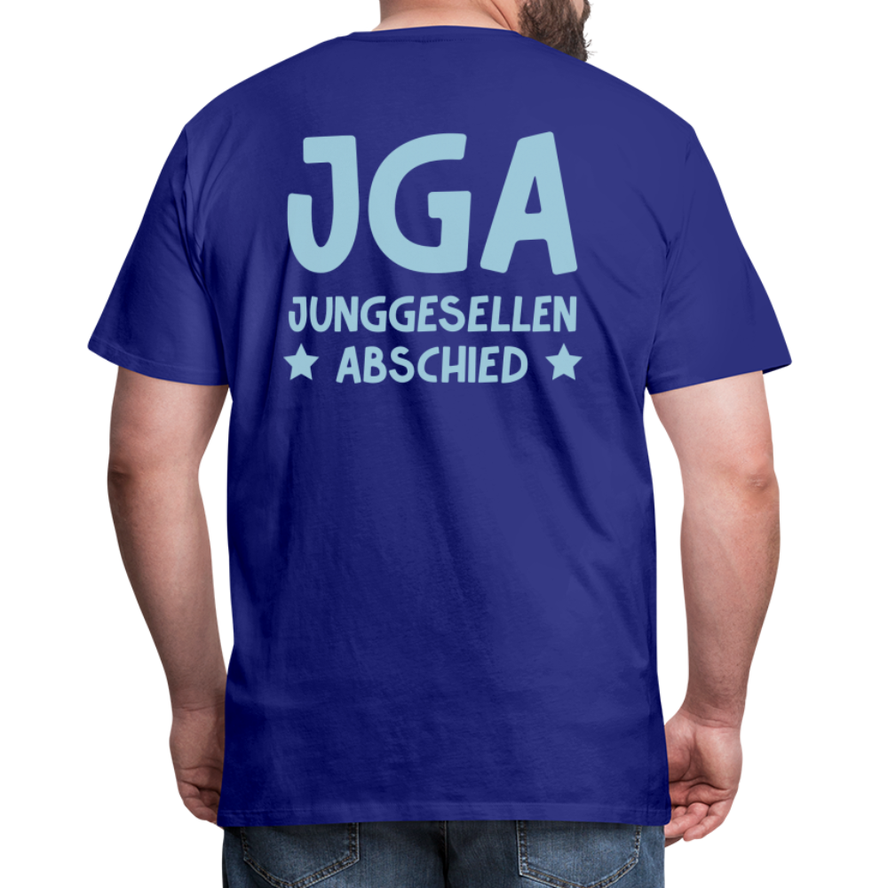 Männer Premium T-Shirt - JGA personalisierbar! - Königsblau