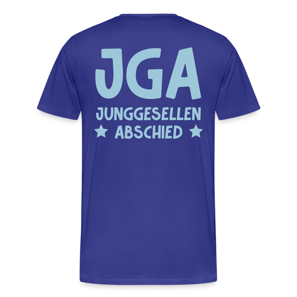 Männer Premium T-Shirt - JGA personalisierbar! - Königsblau