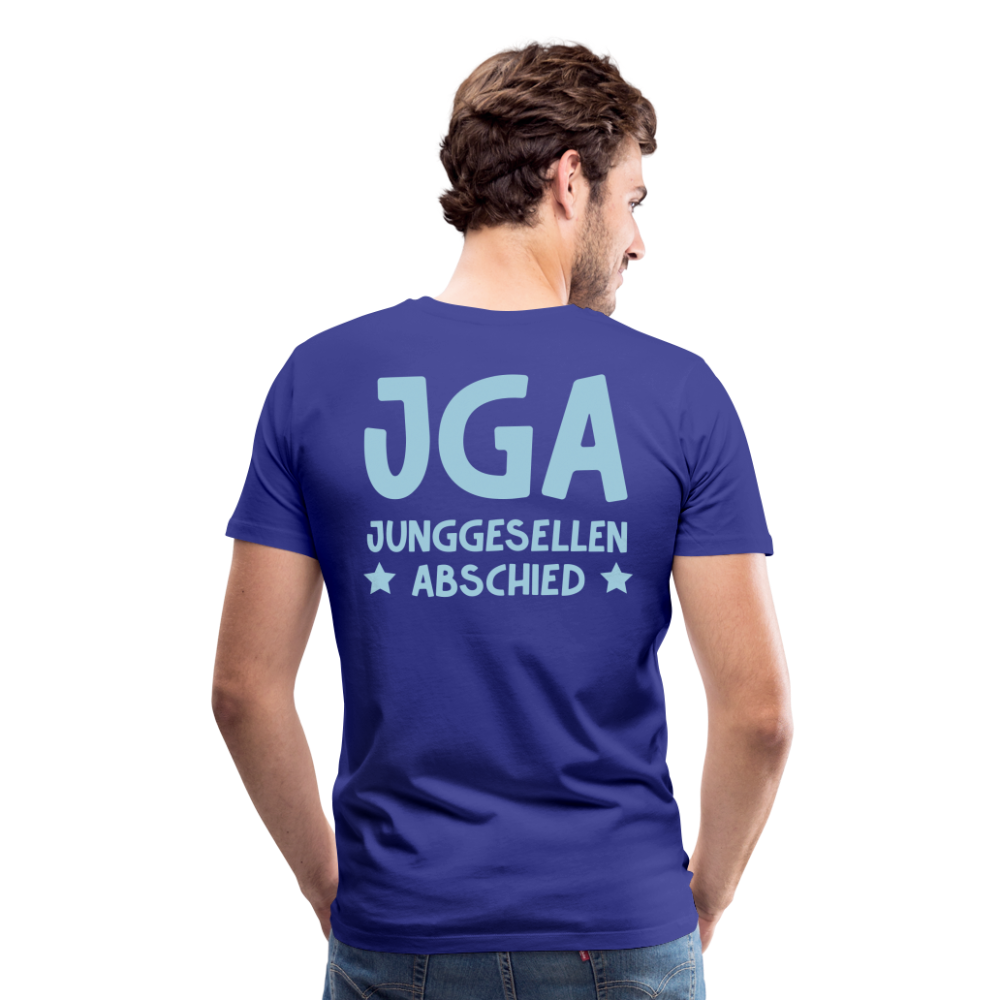 Männer Premium T-Shirt - JGA personalisierbar! - Königsblau