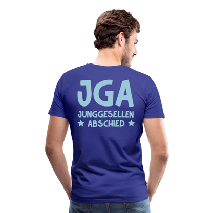 Männer Premium T-Shirt - JGA personalisierbar! - Königsblau