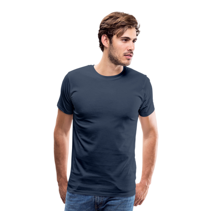 Männer Premium T-Shirt - JGA personalisierbar! - Navy