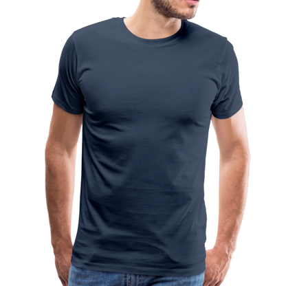 Männer Premium T-Shirt - JGA personalisierbar! - Navy