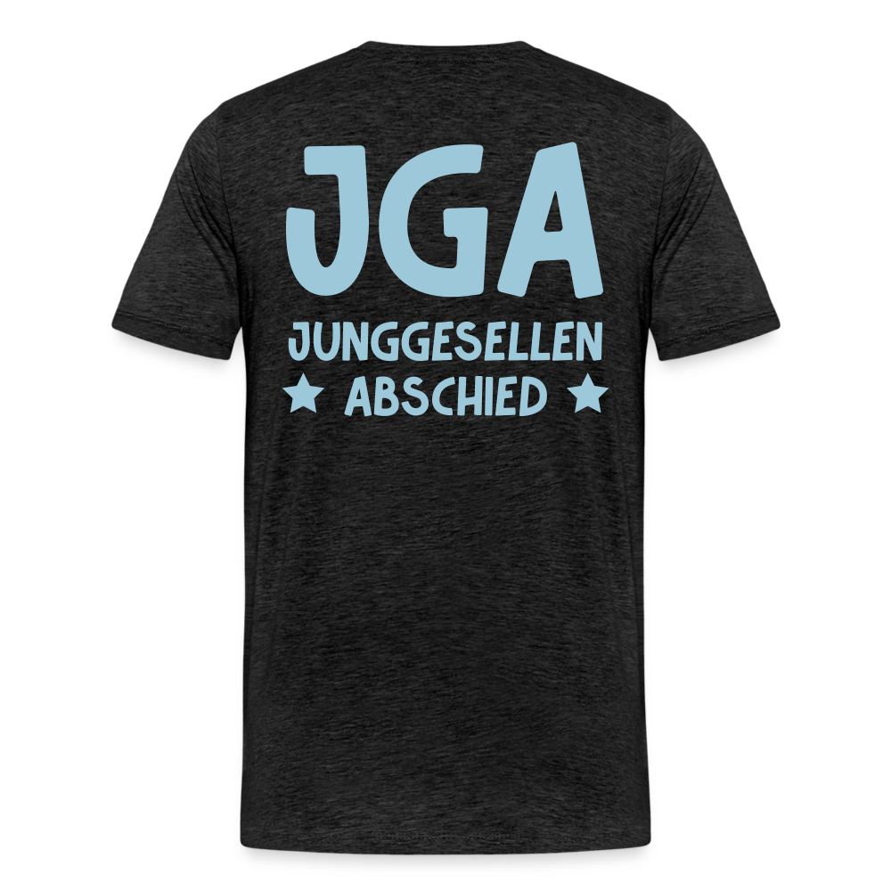 Männer Premium T-Shirt - JGA personalisierbar! - Anthrazit