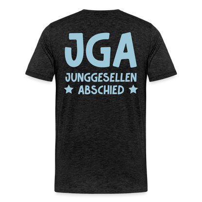 Männer Premium T-Shirt - JGA personalisierbar! - Anthrazit