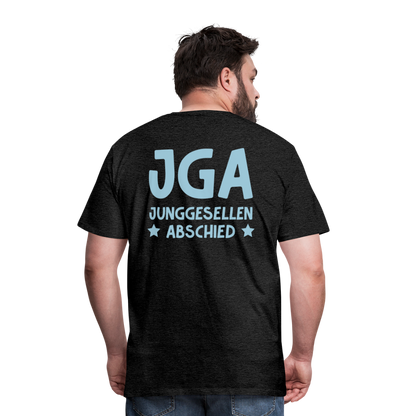 Männer Premium T-Shirt - JGA personalisierbar! - Anthrazit