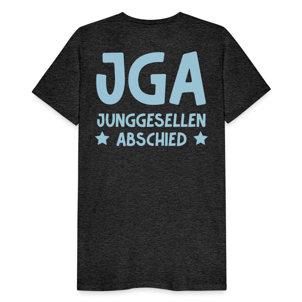 Männer Premium T-Shirt - JGA personalisierbar! - Anthrazit