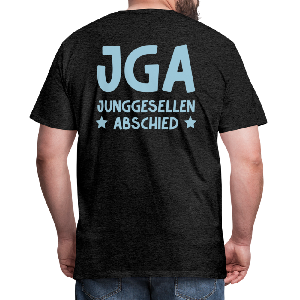 Männer Premium T-Shirt - JGA personalisierbar! - Anthrazit