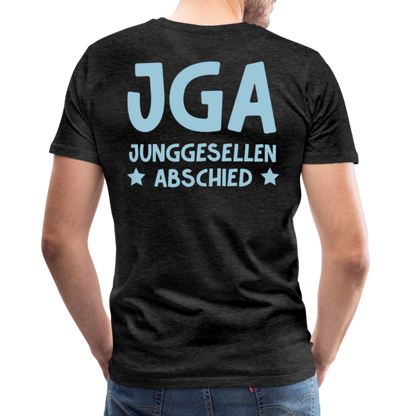 Männer Premium T-Shirt - JGA personalisierbar! - Anthrazit