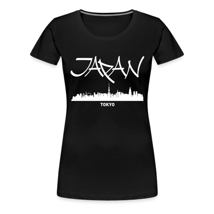 Frauen Premium T-Shirt - Japan Tokio - Schwarz