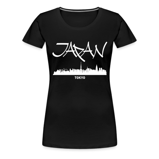 Frauen Premium T-Shirt - Japan Tokio - Schwarz