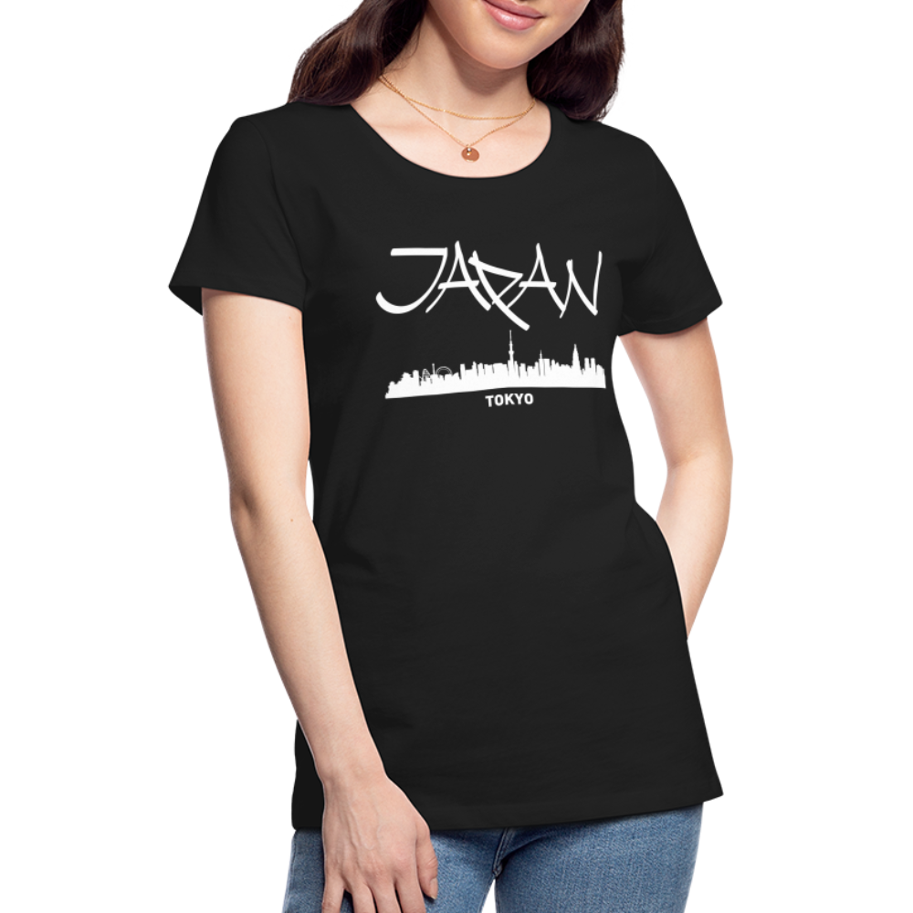 Frauen Premium T-Shirt - Japan Tokio - Schwarz