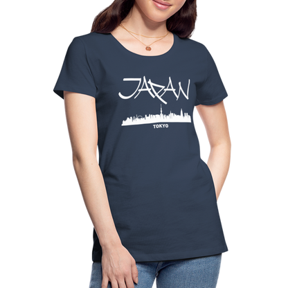 Frauen Premium T-Shirt - Japan Tokio - Navy