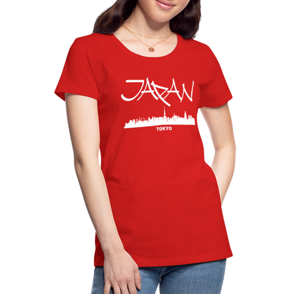 Frauen Premium T-Shirt - Japan Tokio - Rot