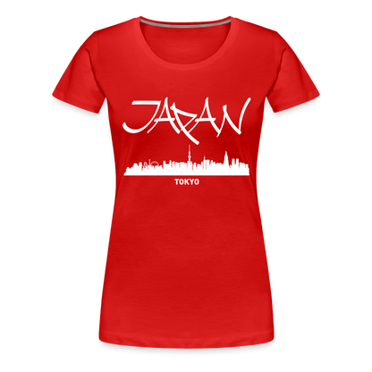 Frauen Premium T-Shirt - Japan Tokio - Rot