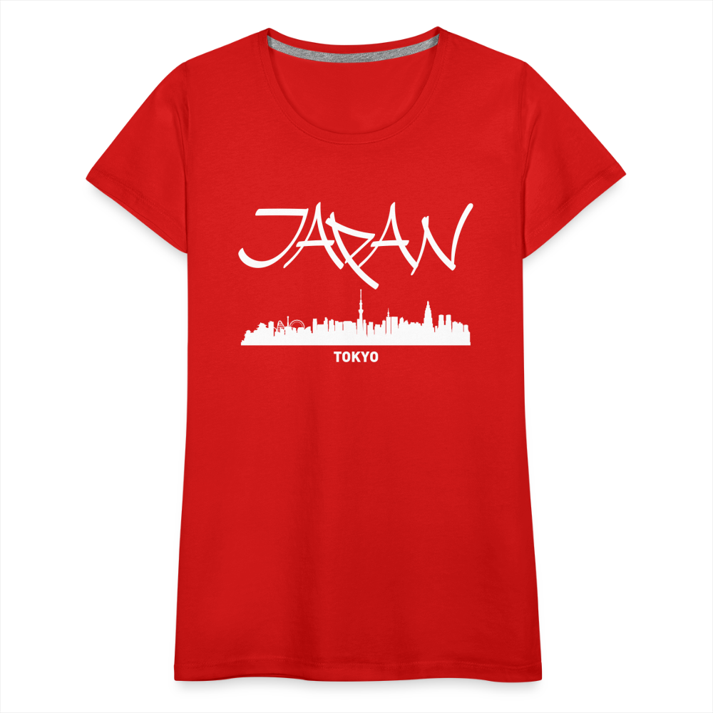 Frauen Premium T-Shirt - Japan Tokio - Rot