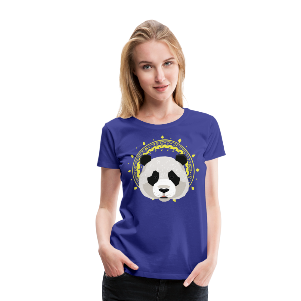 Frauen Premium T-Shirt - Panda - Königsblau