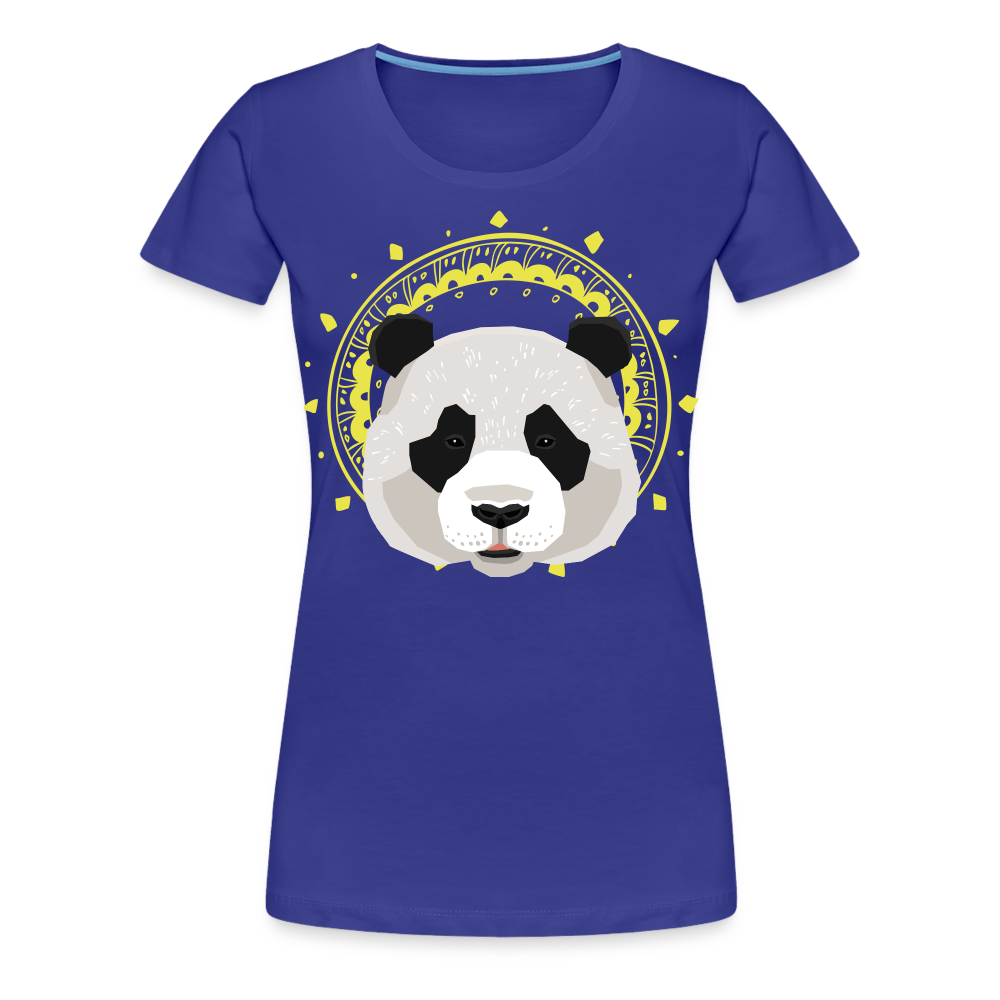 Frauen Premium T-Shirt - Panda - Königsblau