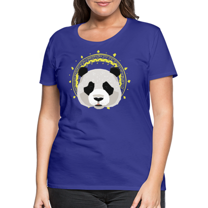 Frauen Premium T-Shirt - Panda - Königsblau