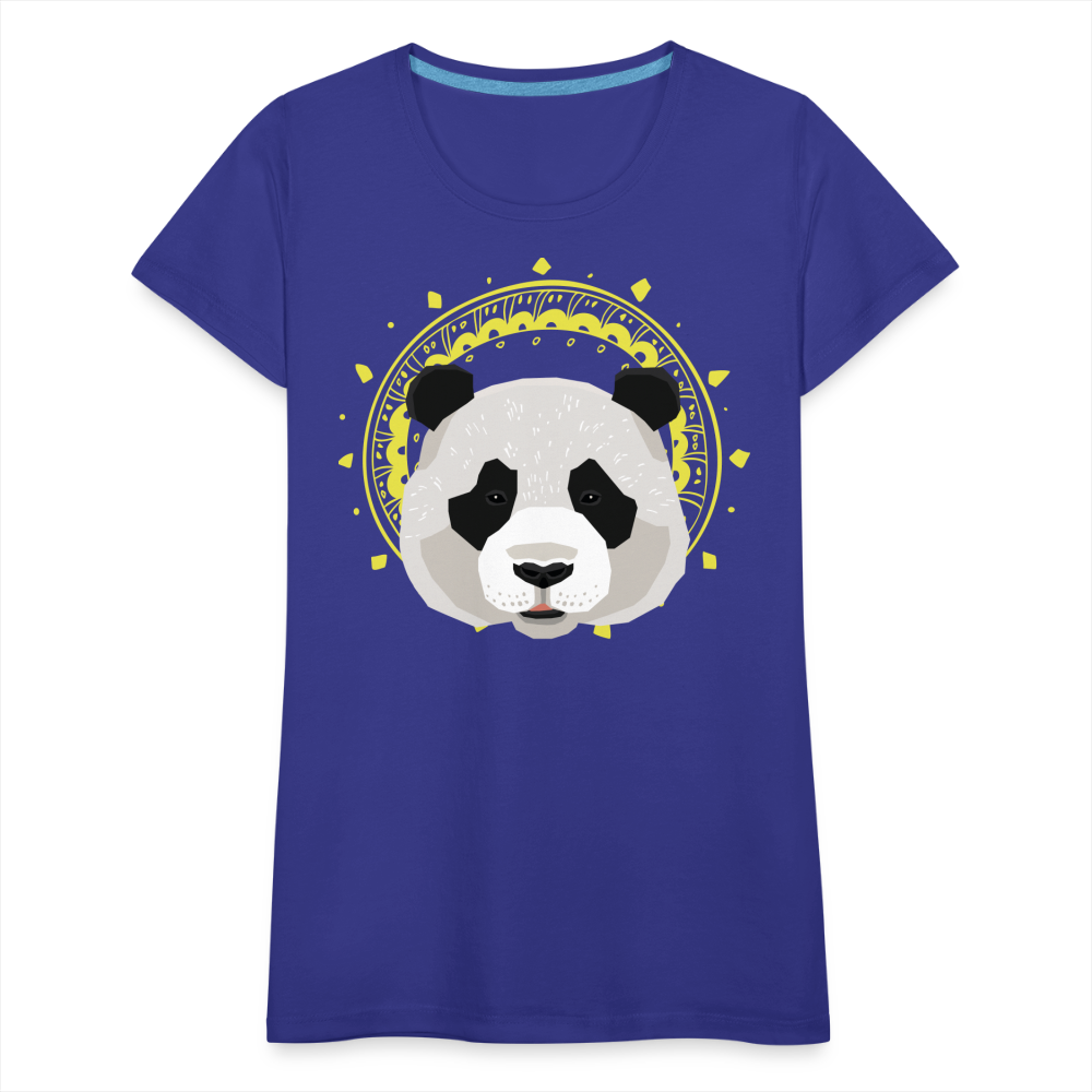 Frauen Premium T-Shirt - Panda - Königsblau