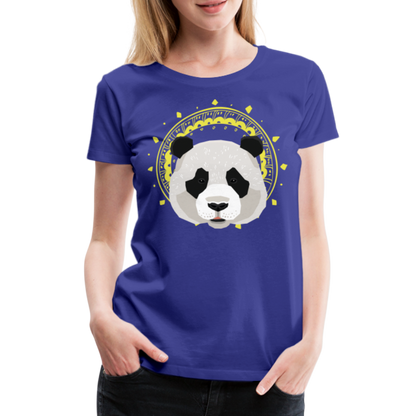 Frauen Premium T-Shirt - Panda - Königsblau