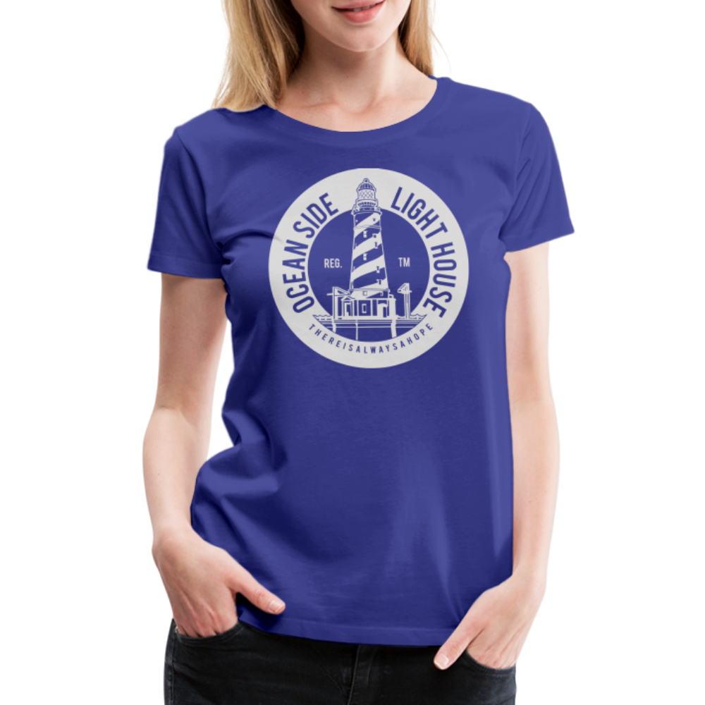 Frauen Premium T-Shirt - Ocean Side Lighthouse - Königsblau