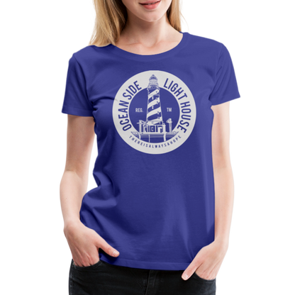 Frauen Premium T-Shirt - Ocean Side Lighthouse - Königsblau