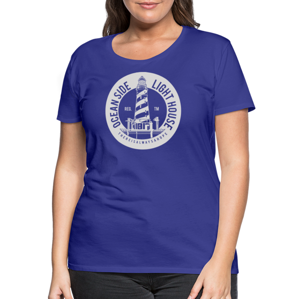 Frauen Premium T-Shirt - Ocean Side Lighthouse - Königsblau