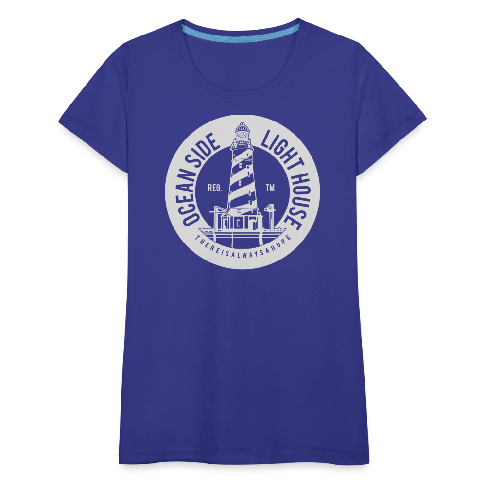 Frauen Premium T-Shirt - Ocean Side Lighthouse - Königsblau